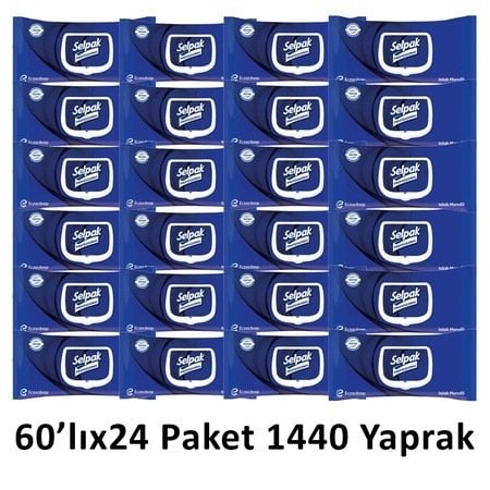 Selpak Islak Mendil 60 lı 24 adet