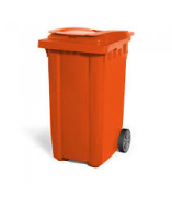 ÇÖP KONTEYNERI 240 LT (TURUNCU)