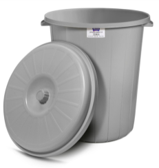 Battal Çöp Kovası 50 Litre Kapaklı